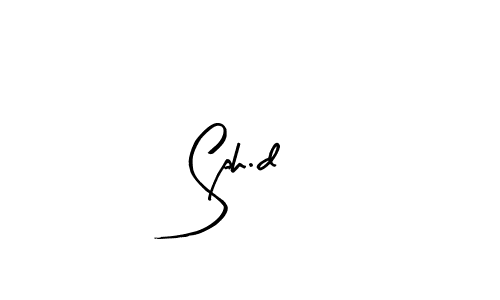 You should practise on your own different ways (Arty Signature) to write your name (Sph.d) in signature. don't let someone else do it for you. Sph.d signature style 8 images and pictures png