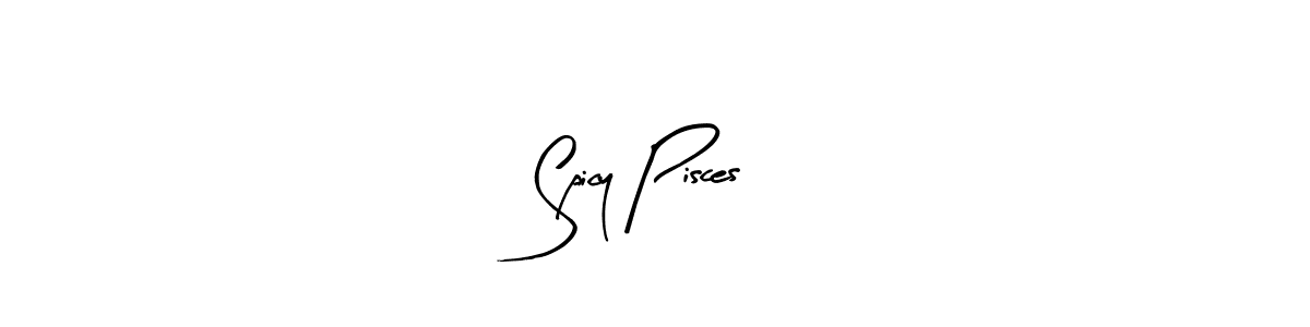 if you are searching for the best signature style for your name Spicy Pisces. so please give up your signature search. here we have designed multiple signature styles  using Arty Signature. Spicy Pisces signature style 8 images and pictures png