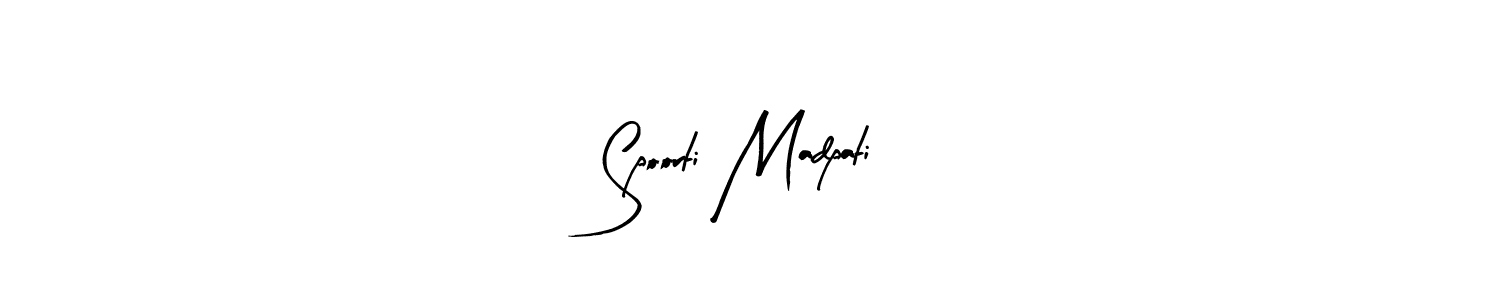 Also we have Spoorti Madpati name is the best signature style. Create professional handwritten signature collection using Arty Signature autograph style. Spoorti Madpati signature style 8 images and pictures png
