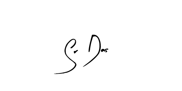 Design your own signature with our free online signature maker. With this signature software, you can create a handwritten (Arty Signature) signature for name Sr Das. Sr Das signature style 8 images and pictures png