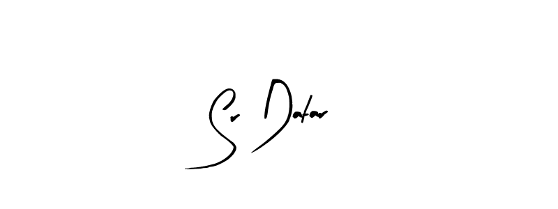 Make a beautiful signature design for name Sr Datar. Use this online signature maker to create a handwritten signature for free. Sr Datar signature style 8 images and pictures png