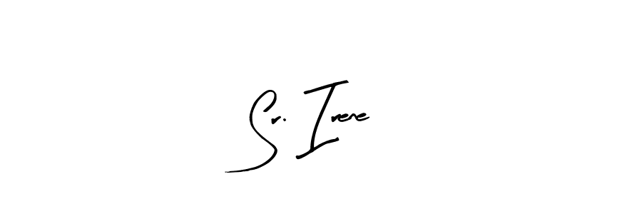 Design your own signature with our free online signature maker. With this signature software, you can create a handwritten (Arty Signature) signature for name Sr. Irene. Sr. Irene signature style 8 images and pictures png