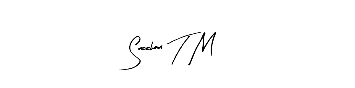 Similarly Arty Signature is the best handwritten signature design. Signature creator online .You can use it as an online autograph creator for name Sreehari T M. Sreehari T M signature style 8 images and pictures png
