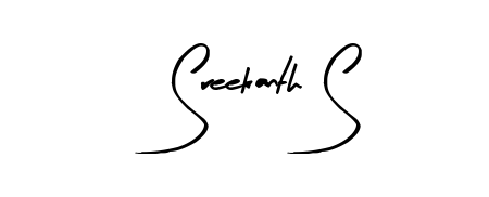 Make a beautiful signature design for name Sreekanth S. With this signature (Arty Signature) style, you can create a handwritten signature for free. Sreekanth S signature style 8 images and pictures png