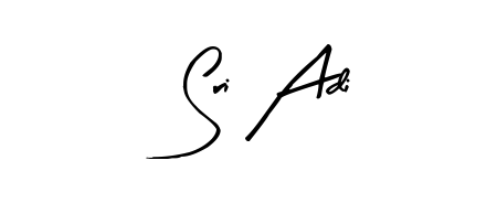 Arty Signature is a professional signature style that is perfect for those who want to add a touch of class to their signature. Get Sri Adi name fancy signature for free. Sri Adi signature style 8 images and pictures png