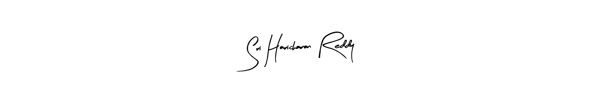 Use a signature maker to create a handwritten signature online. With this signature software, you can design (Arty Signature) your own signature for name Sri Haricharan Reddy. Sri Haricharan Reddy signature style 8 images and pictures png