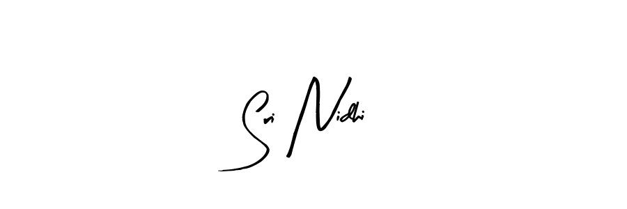 Also we have Sri Nidhi name is the best signature style. Create professional handwritten signature collection using Arty Signature autograph style. Sri Nidhi signature style 8 images and pictures png