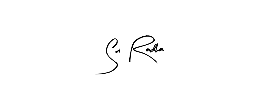 Arty Signature is a professional signature style that is perfect for those who want to add a touch of class to their signature. It is also a great choice for those who want to make their signature more unique. Get Sri Radha name to fancy signature for free. Sri Radha signature style 8 images and pictures png