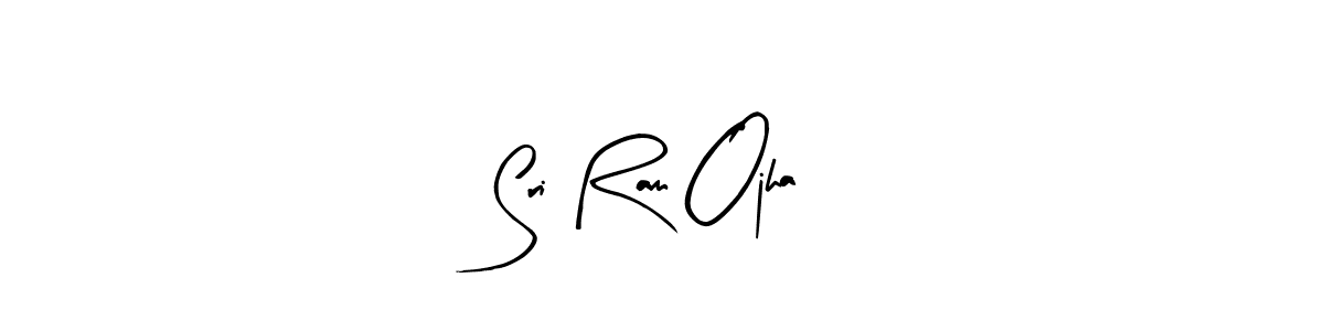 The best way (Arty Signature) to make a short signature is to pick only two or three words in your name. The name Sri Ram Ojha include a total of six letters. For converting this name. Sri Ram Ojha signature style 8 images and pictures png
