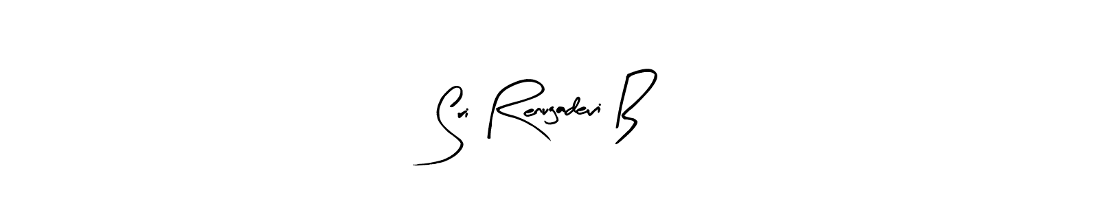 Use a signature maker to create a handwritten signature online. With this signature software, you can design (Arty Signature) your own signature for name Sri Renugadevi B. Sri Renugadevi B signature style 8 images and pictures png