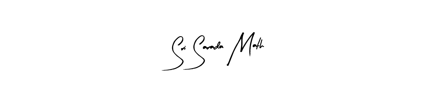 Here are the top 10 professional signature styles for the name Sri Sarada Math. These are the best autograph styles you can use for your name. Sri Sarada Math signature style 8 images and pictures png