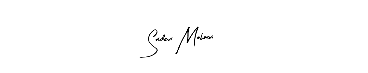 Design your own signature with our free online signature maker. With this signature software, you can create a handwritten (Arty Signature) signature for name Sridevi Mahasri. Sridevi Mahasri signature style 8 images and pictures png