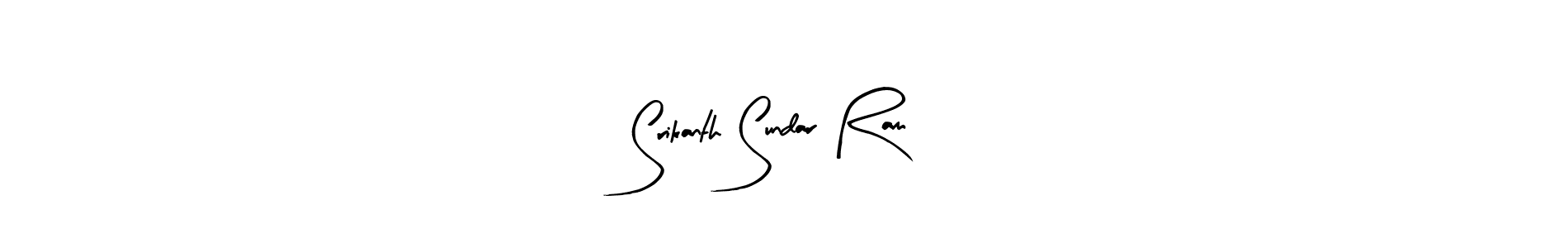 How to make Srikanth Sundar Ram signature? Arty Signature is a professional autograph style. Create handwritten signature for Srikanth Sundar Ram name. Srikanth Sundar Ram signature style 8 images and pictures png