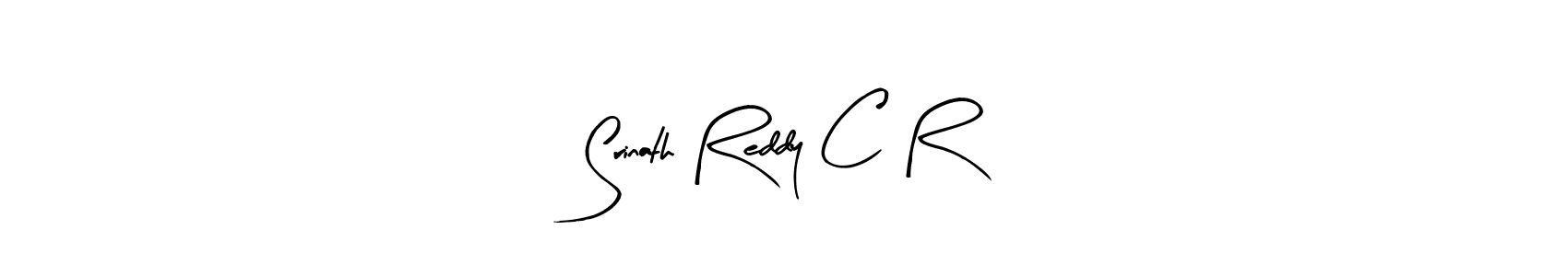 This is the best signature style for the Srinath Reddy C R name. Also you like these signature font (Arty Signature). Mix name signature. Srinath Reddy C R signature style 8 images and pictures png
