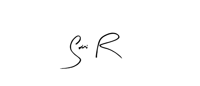 Create a beautiful signature design for name Srini R. With this signature (Arty Signature) fonts, you can make a handwritten signature for free. Srini R signature style 8 images and pictures png