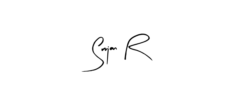 How to Draw Srujan R signature style? Arty Signature is a latest design signature styles for name Srujan R. Srujan R signature style 8 images and pictures png