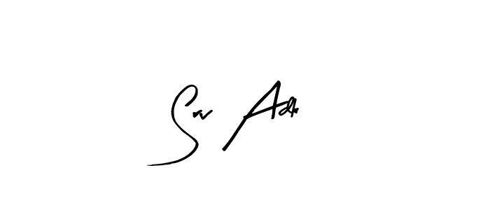 if you are searching for the best signature style for your name Srv Adk. so please give up your signature search. here we have designed multiple signature styles  using Arty Signature. Srv Adk signature style 8 images and pictures png