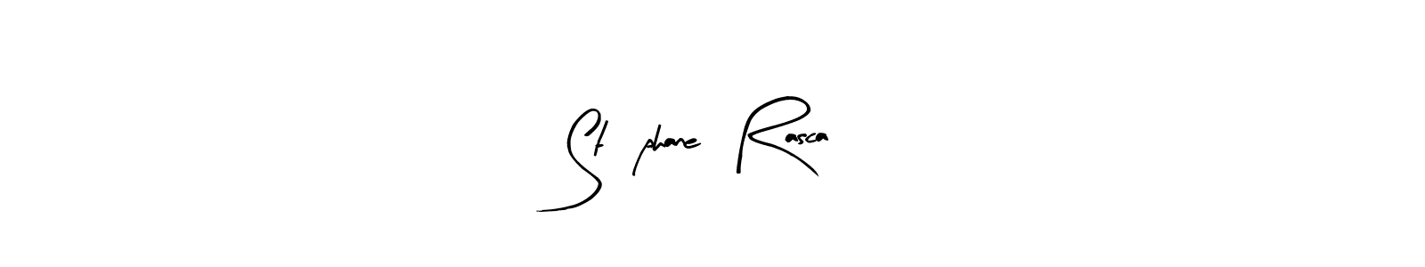 How to make Stéphane  Rasca name signature. Use Arty Signature style for creating short signs online. This is the latest handwritten sign. Stéphane  Rasca signature style 8 images and pictures png