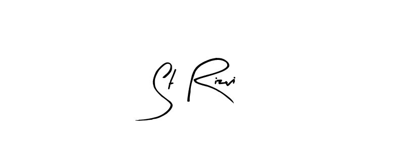 How to Draw St Rizvi signature style? Arty Signature is a latest design signature styles for name St Rizvi. St Rizvi signature style 8 images and pictures png