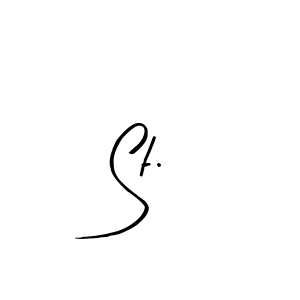 How to Draw St. signature style? Arty Signature is a latest design signature styles for name St.. St. signature style 8 images and pictures png