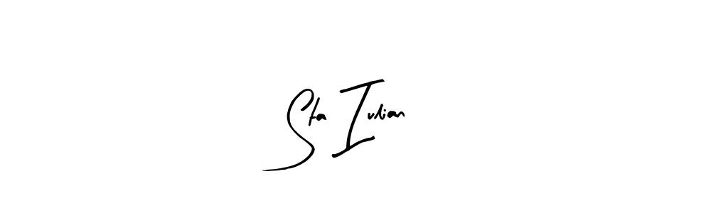 Make a short Sta Iulian signature style. Manage your documents anywhere anytime using Arty Signature. Create and add eSignatures, submit forms, share and send files easily. Sta Iulian signature style 8 images and pictures png