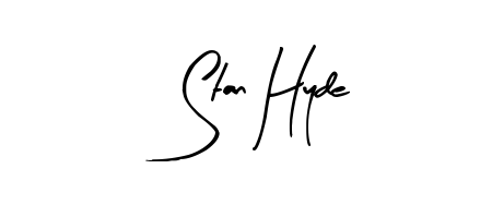 Make a beautiful signature design for name Stan Hyde. Use this online signature maker to create a handwritten signature for free. Stan Hyde signature style 8 images and pictures png