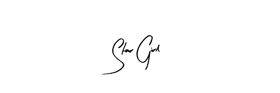 The best way (Arty Signature) to make a short signature is to pick only two or three words in your name. The name Star Girl include a total of six letters. For converting this name. Star Girl signature style 8 images and pictures png