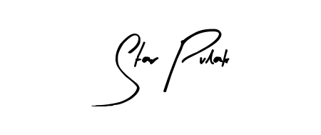 How to make Star Pulak name signature. Use Arty Signature style for creating short signs online. This is the latest handwritten sign. Star Pulak signature style 8 images and pictures png