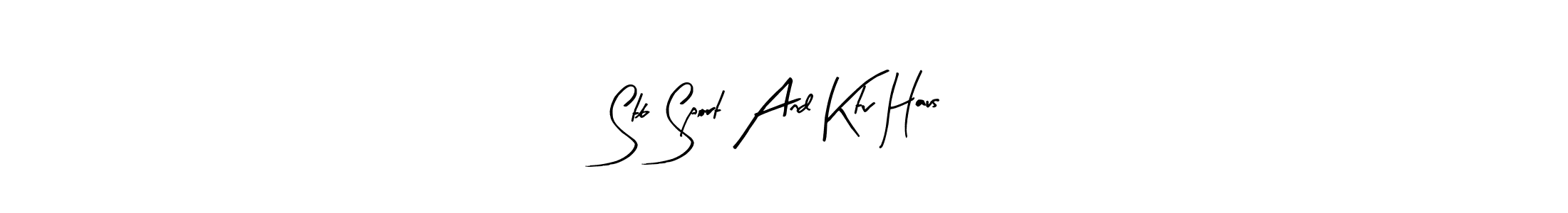 Use a signature maker to create a handwritten signature online. With this signature software, you can design (Arty Signature) your own signature for name Stb Sport And Ktv Haus. Stb Sport And Ktv Haus signature style 8 images and pictures png