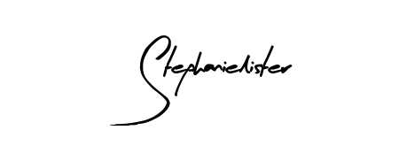 Style your name Stephanielister with confidence using Arty Signature signature design. Simple, elegant, and ready for immediate document use. Stephanielister signature style 8 images and pictures png