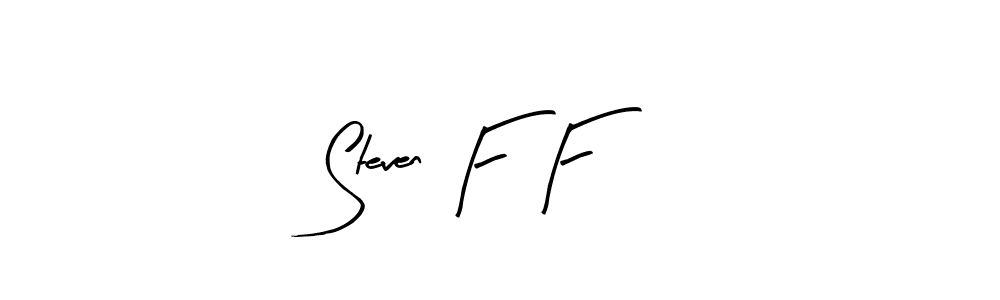 Design your own signature with our free online signature maker. With this signature software, you can create a handwritten (Arty Signature) signature for name Steven F F. Steven F F signature style 8 images and pictures png