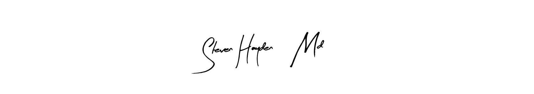 Make a beautiful signature design for name Steven Hayden, Md. Use this online signature maker to create a handwritten signature for free. Steven Hayden, Md signature style 8 images and pictures png