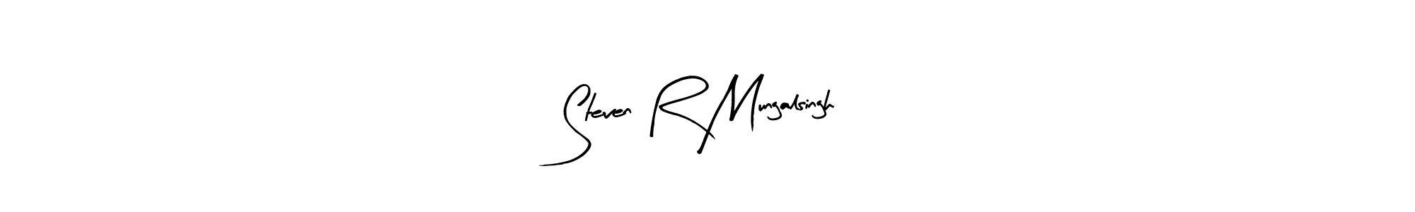 It looks lik you need a new signature style for name Steven R Mungalsingh. Design unique handwritten (Arty Signature) signature with our free signature maker in just a few clicks. Steven R Mungalsingh signature style 8 images and pictures png