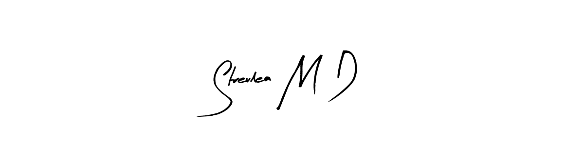 How to Draw Streulea M D signature style? Arty Signature is a latest design signature styles for name Streulea M D. Streulea M D signature style 8 images and pictures png