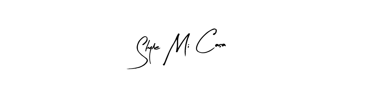 You can use this online signature creator to create a handwritten signature for the name Style Mi Casa. This is the best online autograph maker. Style Mi Casa signature style 8 images and pictures png