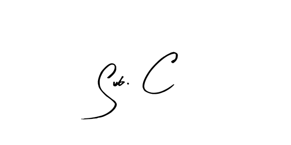 Use a signature maker to create a handwritten signature online. With this signature software, you can design (Arty Signature) your own signature for name Sub. C. Sub. C signature style 8 images and pictures png