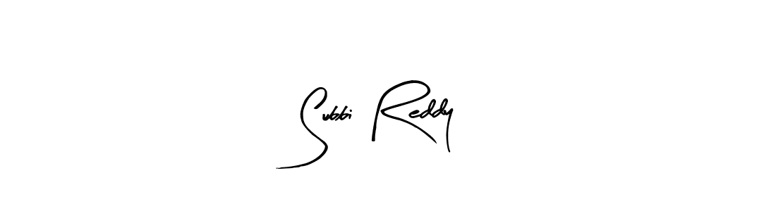 Also we have Subbi Reddy name is the best signature style. Create professional handwritten signature collection using Arty Signature autograph style. Subbi Reddy signature style 8 images and pictures png