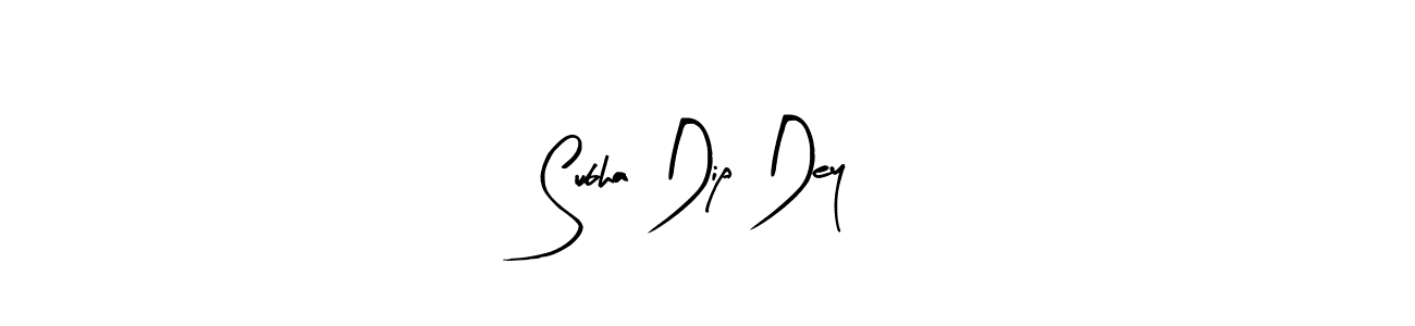 Also we have Subha Dip Dey name is the best signature style. Create professional handwritten signature collection using Arty Signature autograph style. Subha Dip Dey signature style 8 images and pictures png