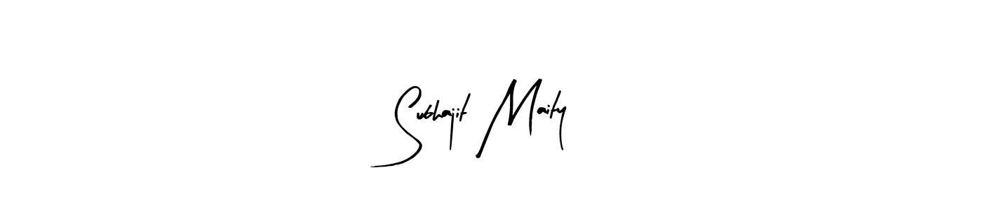 The best way (Arty Signature) to make a short signature is to pick only two or three words in your name. The name Subhajit Maity include a total of six letters. For converting this name. Subhajit Maity signature style 8 images and pictures png