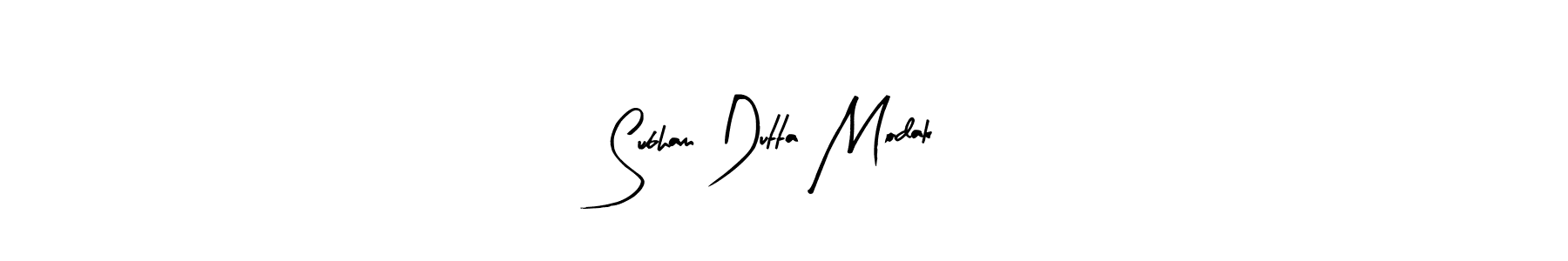 You can use this online signature creator to create a handwritten signature for the name Subham Dutta Modak. This is the best online autograph maker. Subham Dutta Modak signature style 8 images and pictures png