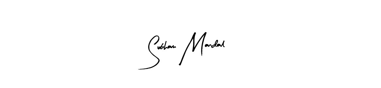 Make a short Subham Mandal signature style. Manage your documents anywhere anytime using Arty Signature. Create and add eSignatures, submit forms, share and send files easily. Subham Mandal signature style 8 images and pictures png