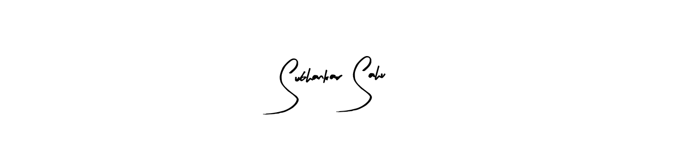 Create a beautiful signature design for name Subhankar Sahu. With this signature (Arty Signature) fonts, you can make a handwritten signature for free. Subhankar Sahu signature style 8 images and pictures png