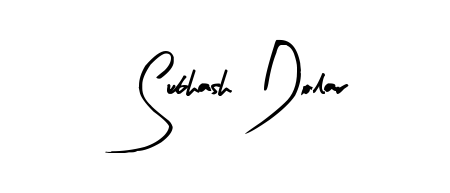 Master the art of signing with Subhash Dolar written in fluent Arty Signature script. A great template to practice and refine your handwriting. Subhash Dolar signature style 8 images and pictures png