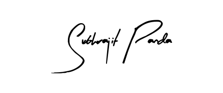 Practice writing Subhrajit Panda with the flow of Arty Signature lettering. A fantastic source of inspiration for developing your personal signature style. Subhrajit Panda signature style 8 images and pictures png