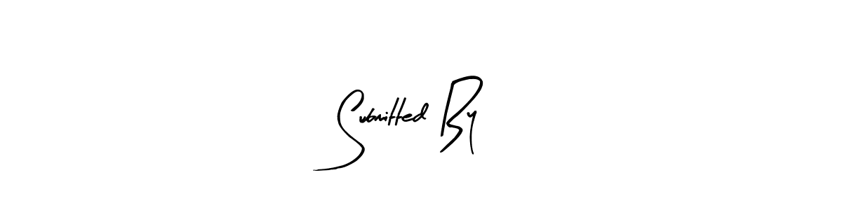 How to Draw Submitted By signature style? Arty Signature is a latest design signature styles for name Submitted By. Submitted By signature style 8 images and pictures png