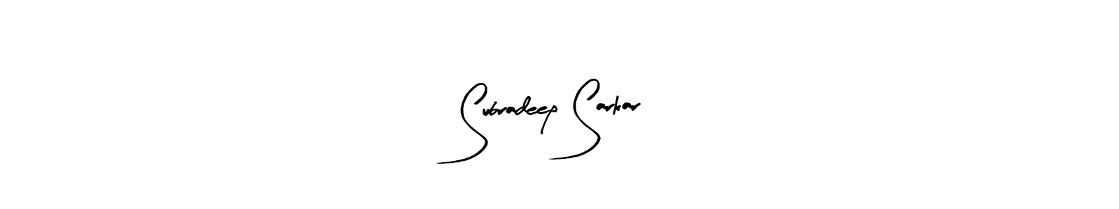 How to make Subradeep Sarkar signature? Arty Signature is a professional autograph style. Create handwritten signature for Subradeep Sarkar name. Subradeep Sarkar signature style 8 images and pictures png