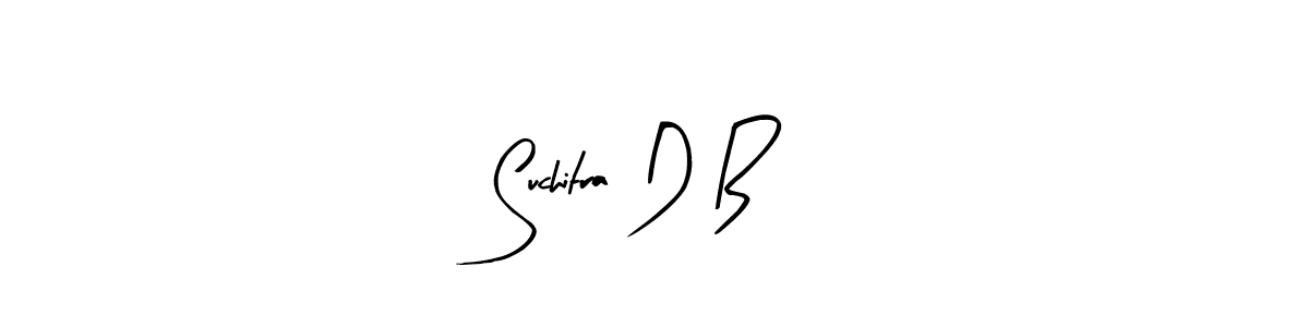 Also You can easily find your signature by using the search form. We will create Suchitra D B name handwritten signature images for you free of cost using Arty Signature sign style. Suchitra D B signature style 8 images and pictures png