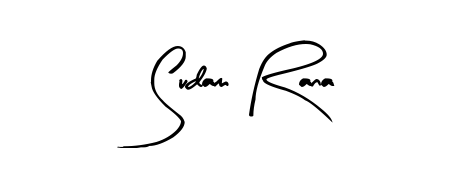 Give your name Sudam Rana an exquisite flair with the Arty Signature script font. Ideal for contracts, resumes, and formal letterheads. Sudam Rana signature style 8 images and pictures png