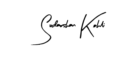 Make a beautiful signature design for name Sudarshan Kohli. With this signature (Arty Signature) style, you can create a handwritten signature for free. Sudarshan Kohli signature style 8 images and pictures png
