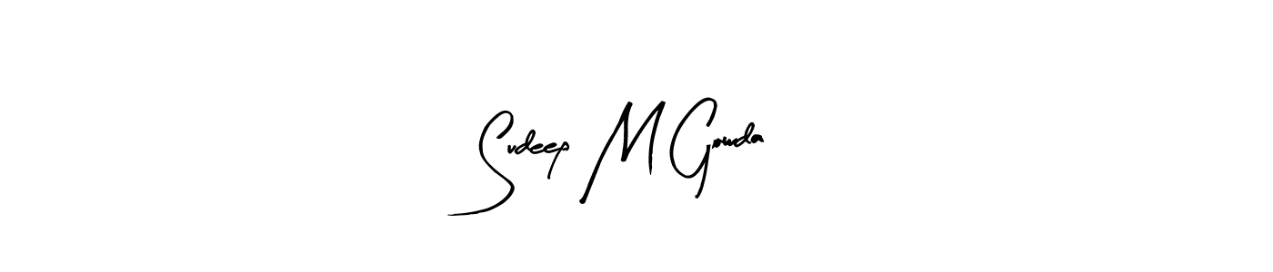 How to Draw Sudeep M Gowda signature style? Arty Signature is a latest design signature styles for name Sudeep M Gowda. Sudeep M Gowda signature style 8 images and pictures png